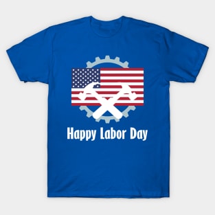 Happy Labor Day Emblem T-Shirt